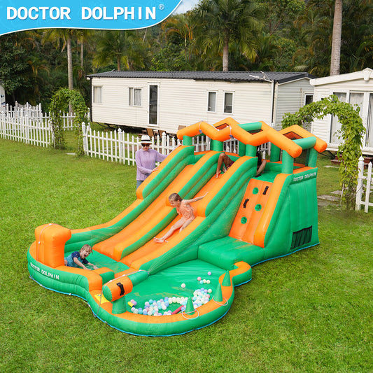 Doktor Dolphin 73028 Taman Air Pancut Slaid Berkembar Istana Kembung Hiburan