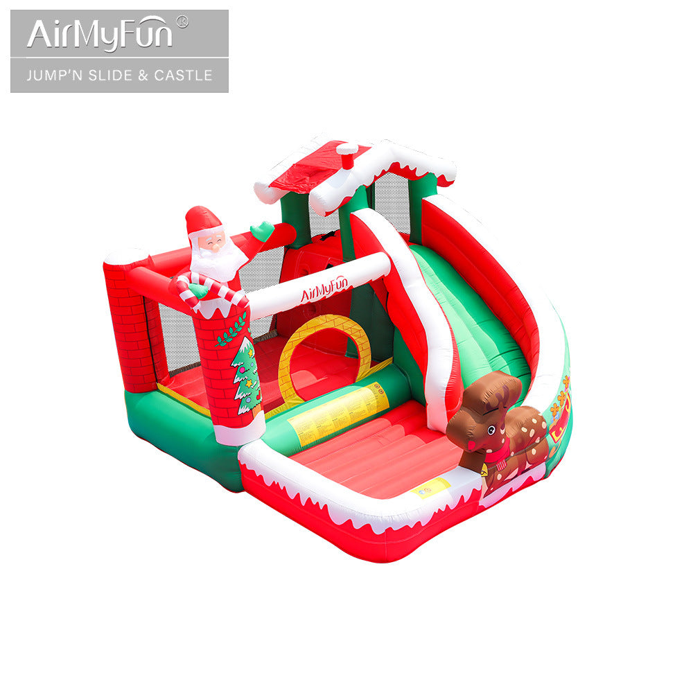 Airmyfun 82023A Slaid Rumah Kanak-kanak Istana Trampolin Krismas Kembung AirMyFun