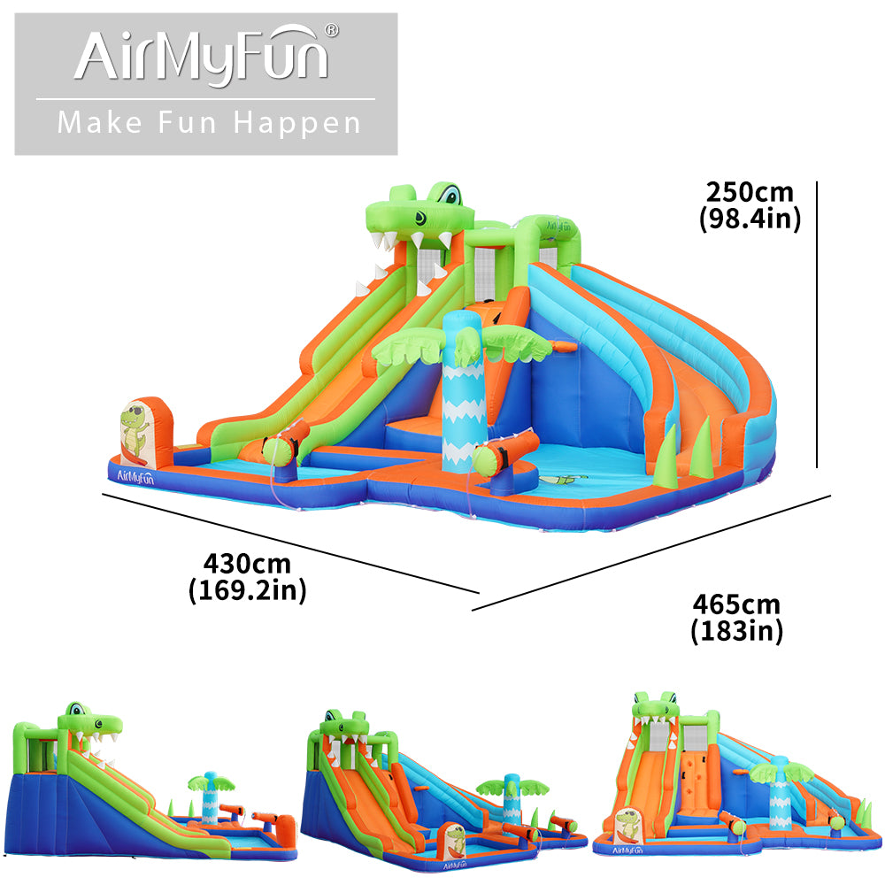 AirMyFun Spot gelongsor gelongsor kanak-kanak gelongsor luar taman permainan gelongsor air luar gelongsor kolam renang kanak-kanak