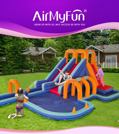 Airmyfun 83072 istana kembung air melompat bedin istana kembung slaid boleh kembung