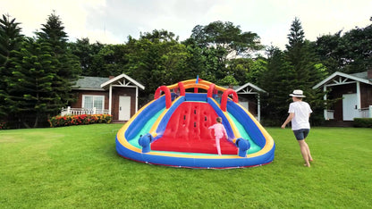 Doktor Dolphin 73040 Gelongsor berganda kembung istana kembung kanak-kanak