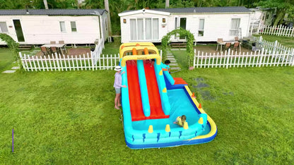 Airmyfun 83050 gelongsor istana kembung gelongsor air trampolin kembung