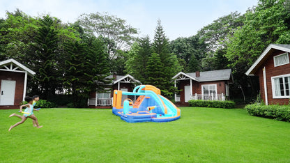Airmyfun 83078 gelongsor air istana kembung pancutan kembung trampolin kembung