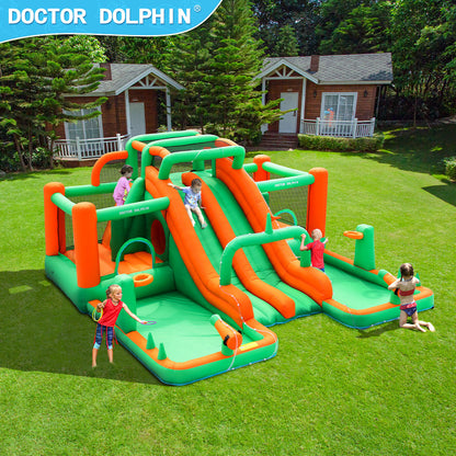 Doctor Dolphin 73029 Kembung gelongsor air gelongsor trampolin kembung