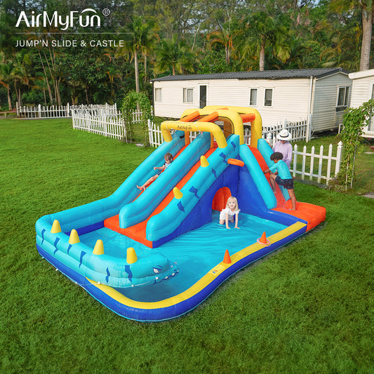 Airmyfun 83050 gelongsor istana kembung gelongsor air trampolin kembung