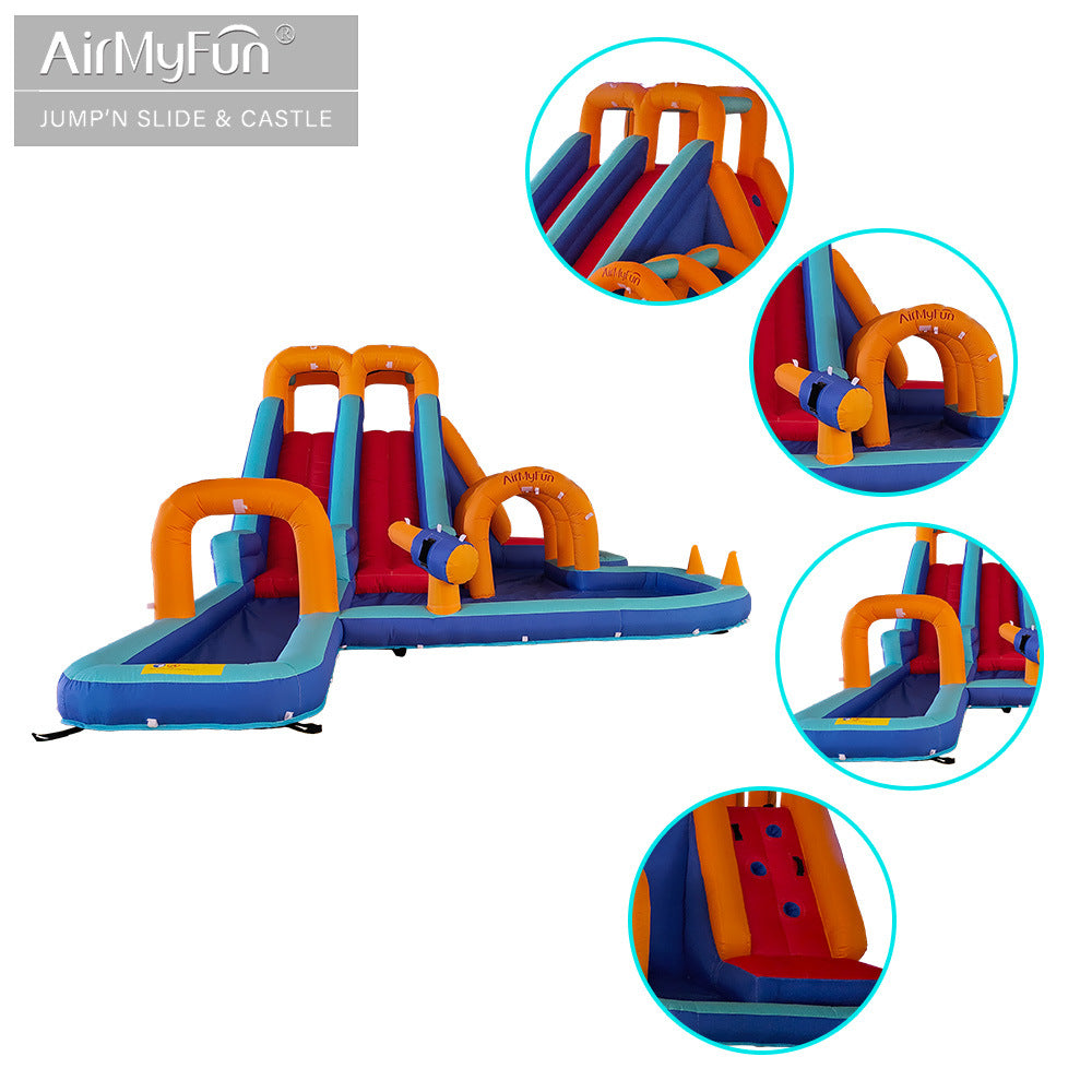 Airmyfun 83072 istana kembung air melompat bedin istana kembung slaid boleh kembung