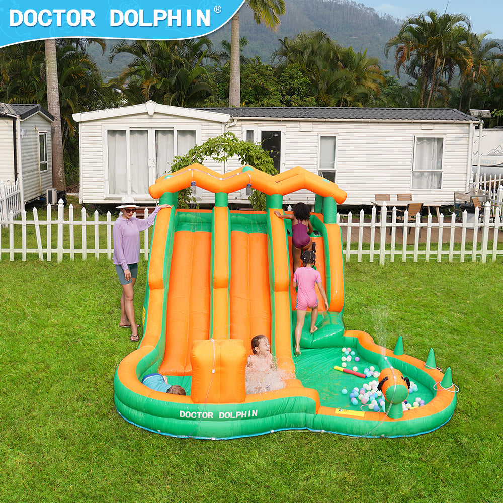 Doktor Dolphin 73028 Taman Air Pancut Slaid Berkembar Istana Kembung Hiburan