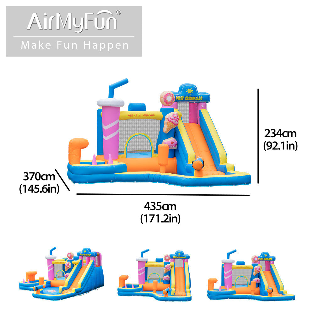 Airmyfun 83083 Kembung Castle Bouncer Kanak-kanak Slaid Kembung