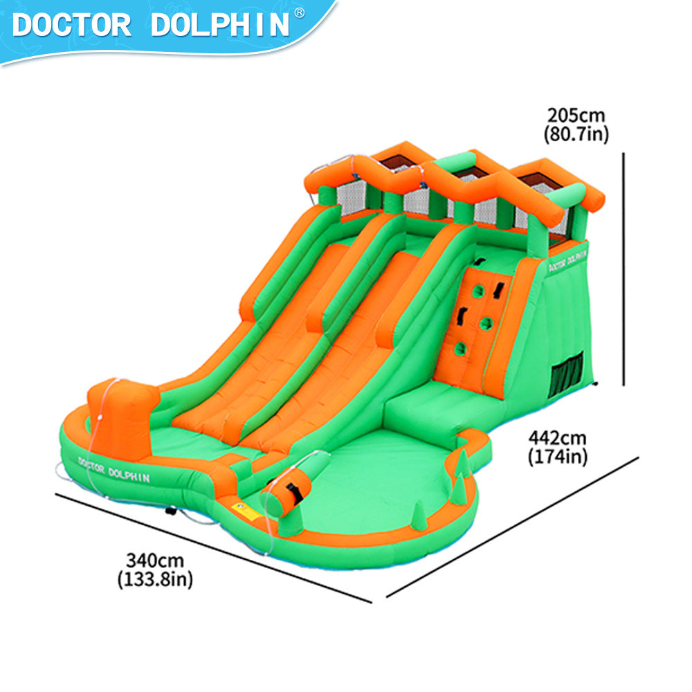 Doktor Dolphin 73028 Taman Air Pancut Slaid Berkembar Istana Kembung Hiburan