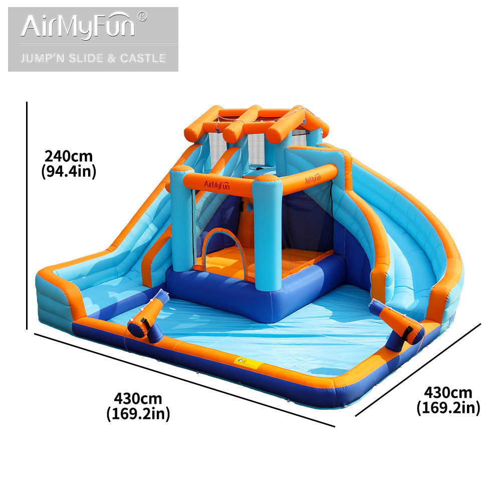 Airmyfun 83048 Trampolin istana kembung gelongsor air besar luar