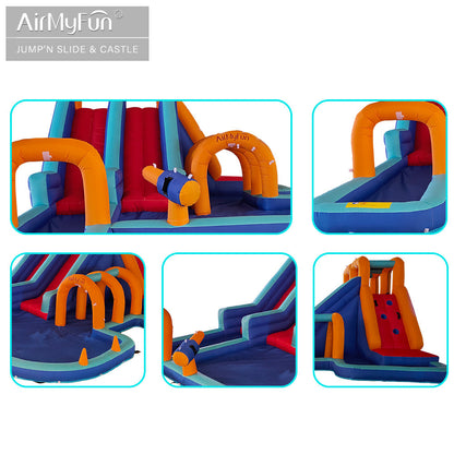 Airmyfun 83072 istana kembung air melompat bedin istana kembung slaid boleh kembung