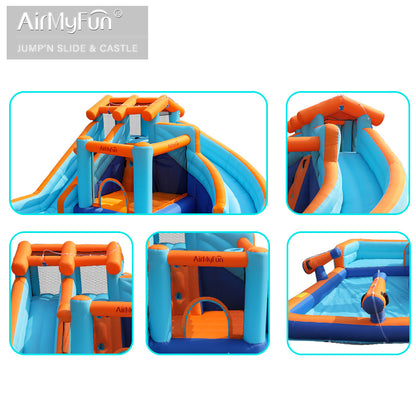 Airmyfun 83048 Trampolin istana kembung gelongsor air besar luar