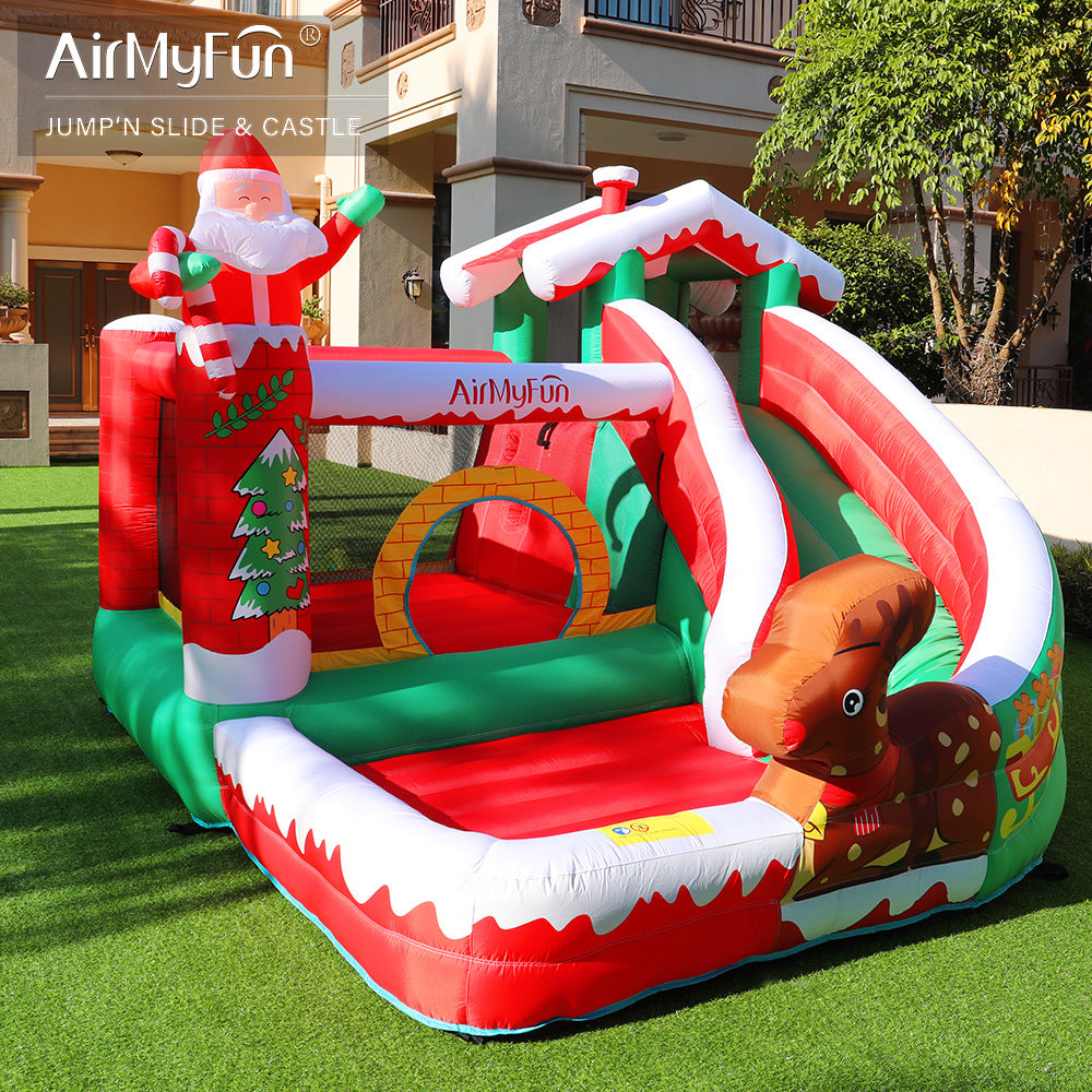 Airmyfun 82023A Slaid Rumah Kanak-kanak Istana Trampolin Krismas Kembung AirMyFun