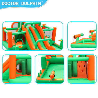 Doctor Dolphin 73029 Kembung gelongsor air gelongsor trampolin kembung