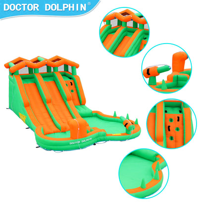 Doktor Dolphin 73028 Taman Air Pancut Slaid Berkembar Istana Kembung Hiburan