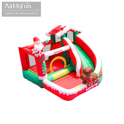Airmyfun 82023A Slaid Rumah Kanak-kanak Istana Trampolin Krismas Kembung AirMyFun