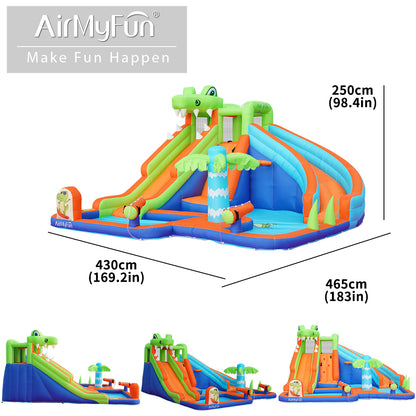 AirMyFun Spot gelongsor gelongsor kanak-kanak gelongsor luar taman permainan gelongsor air luar gelongsor kolam renang kanak-kanak