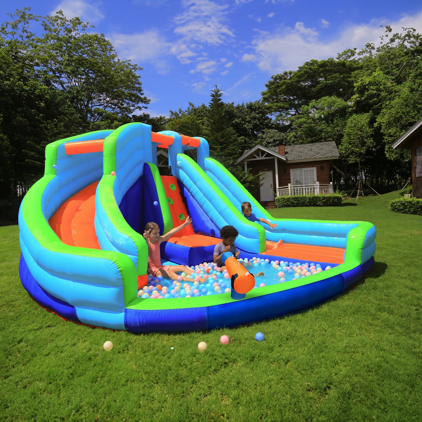 AirMyFun Spot gelongsor gelongsor kanak-kanak gelongsor luar taman permainan gelongsor air luar gelongsor kolam renang kanak-kanak