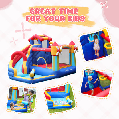 Kid‘s water park outdoor bounce bed