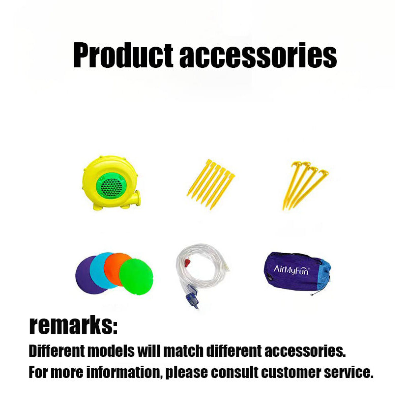 Kid‘s water park outdoor bounce bed