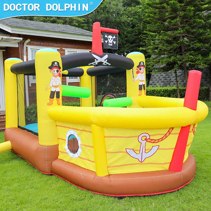 Doctor Dolphin Pirate Inflatable Castle Water Park