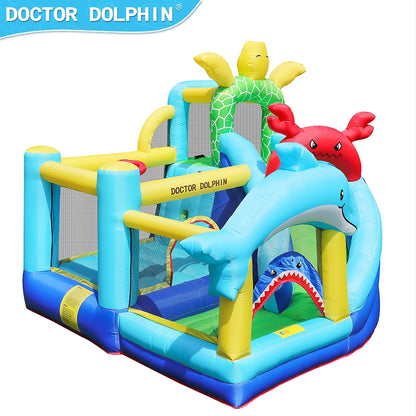 Doctor Dolphin Ocean Theme Inflatable Bounce House