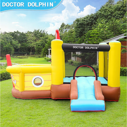 Doctor Dolphin Pirate Inflatable Castle Water Park