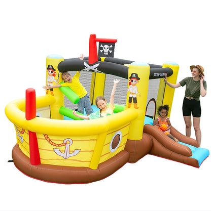 Doctor Dolphin Pirate Inflatable Castle Water Park