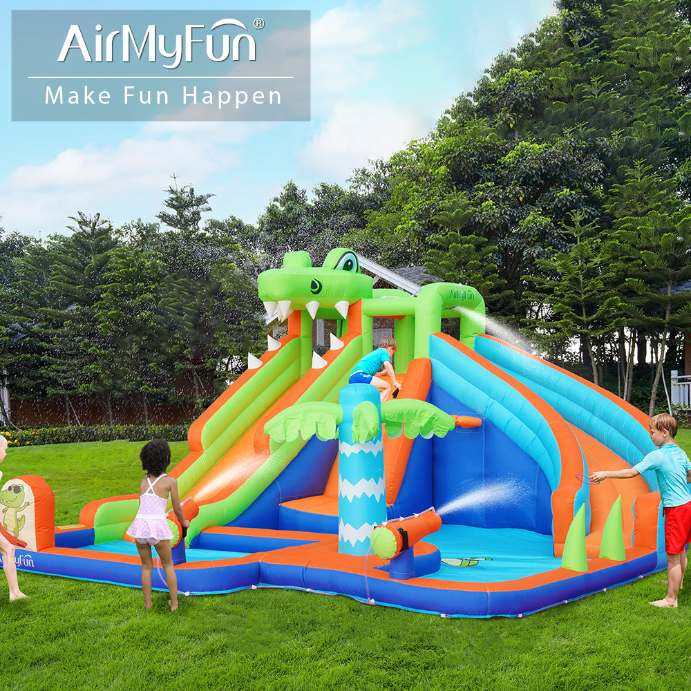 AirMyFun Spot gelongsor gelongsor kanak-kanak gelongsor luar taman permainan gelongsor air luar gelongsor kolam renang kanak-kanak